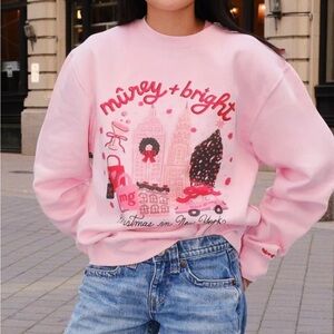 Pink Merry + Bright Women's Crew Neck Sweater